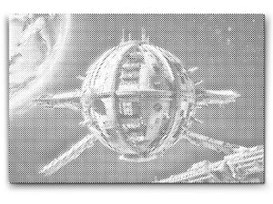 Futuristic space station - Dottingo