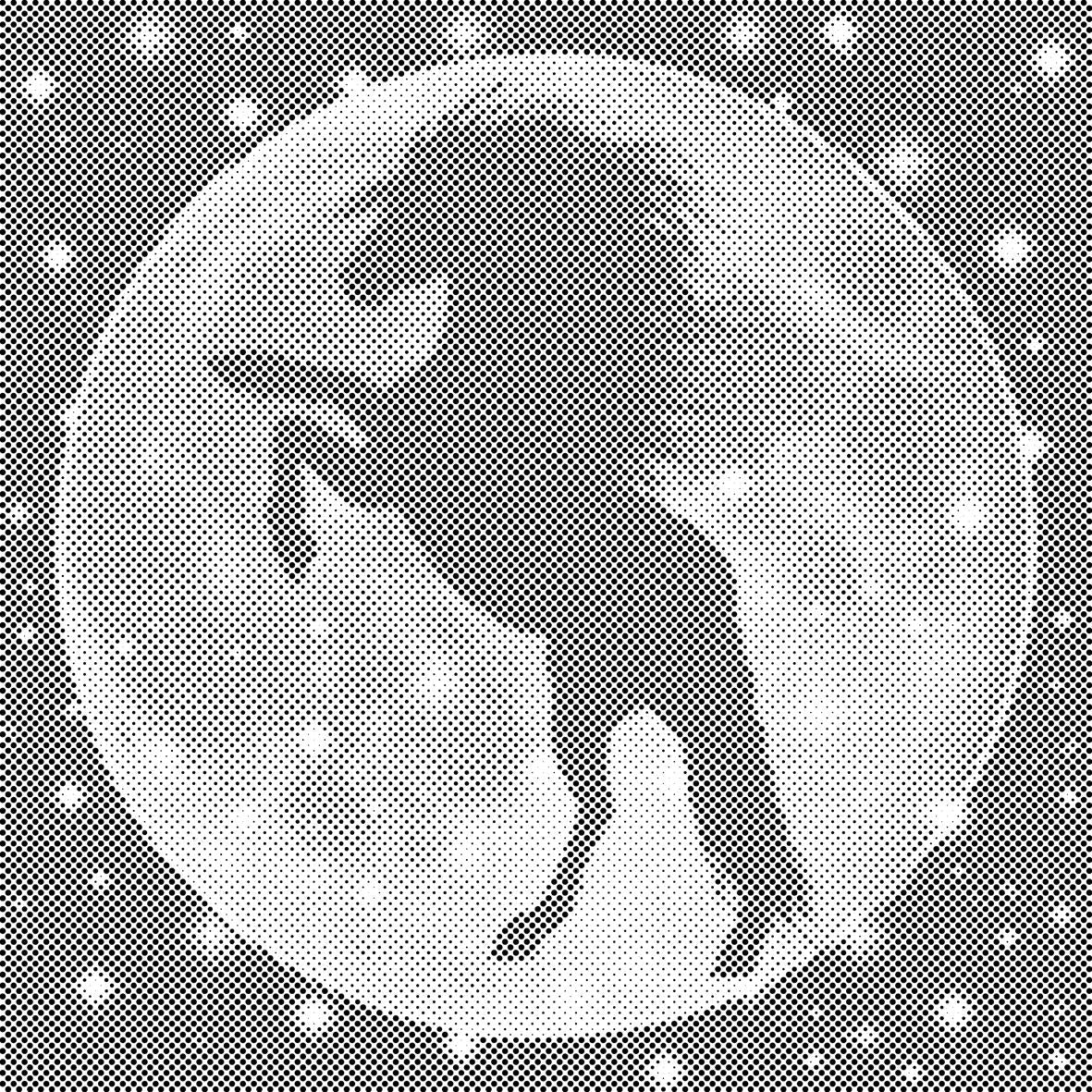 Silhouette of a Horse on the Moon - Dottingo