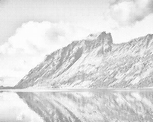 Lake in the Mountains, Fjord - Dottingo