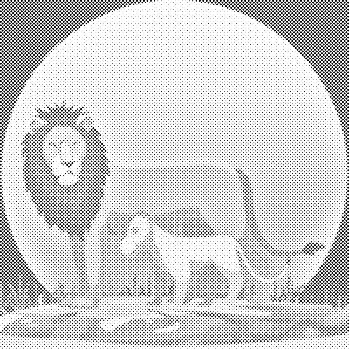 Lion with Cub - Dottingo