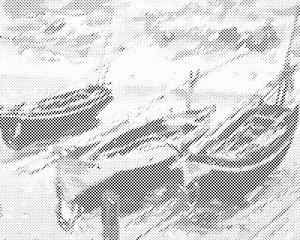 Claude Monet - 3 Fishing Boats - Dottingo