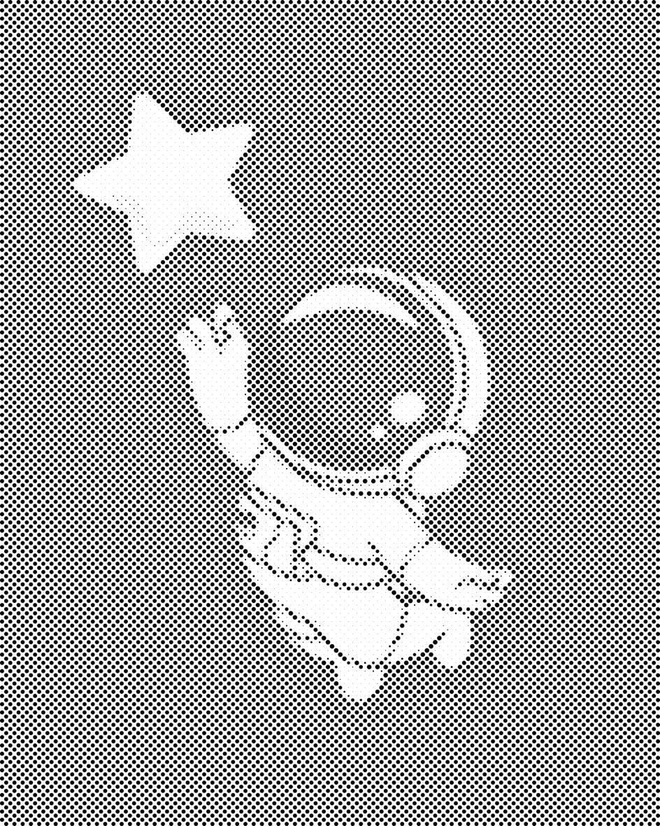 Astronaut Within Reach of a Star - Dottingo