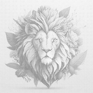 Floral Lion - Dottingo