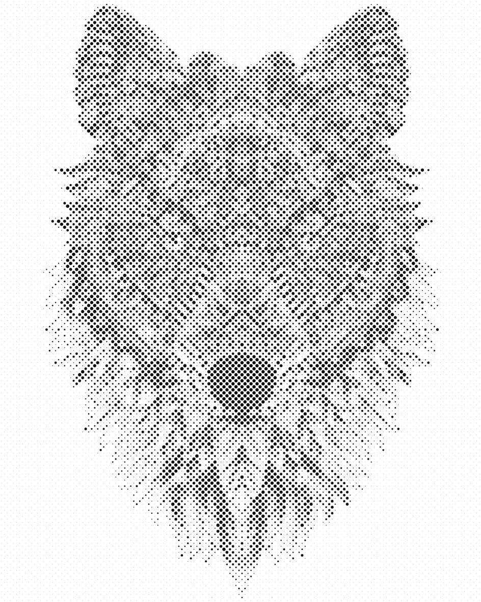 Wolf Mandala - Dottingo