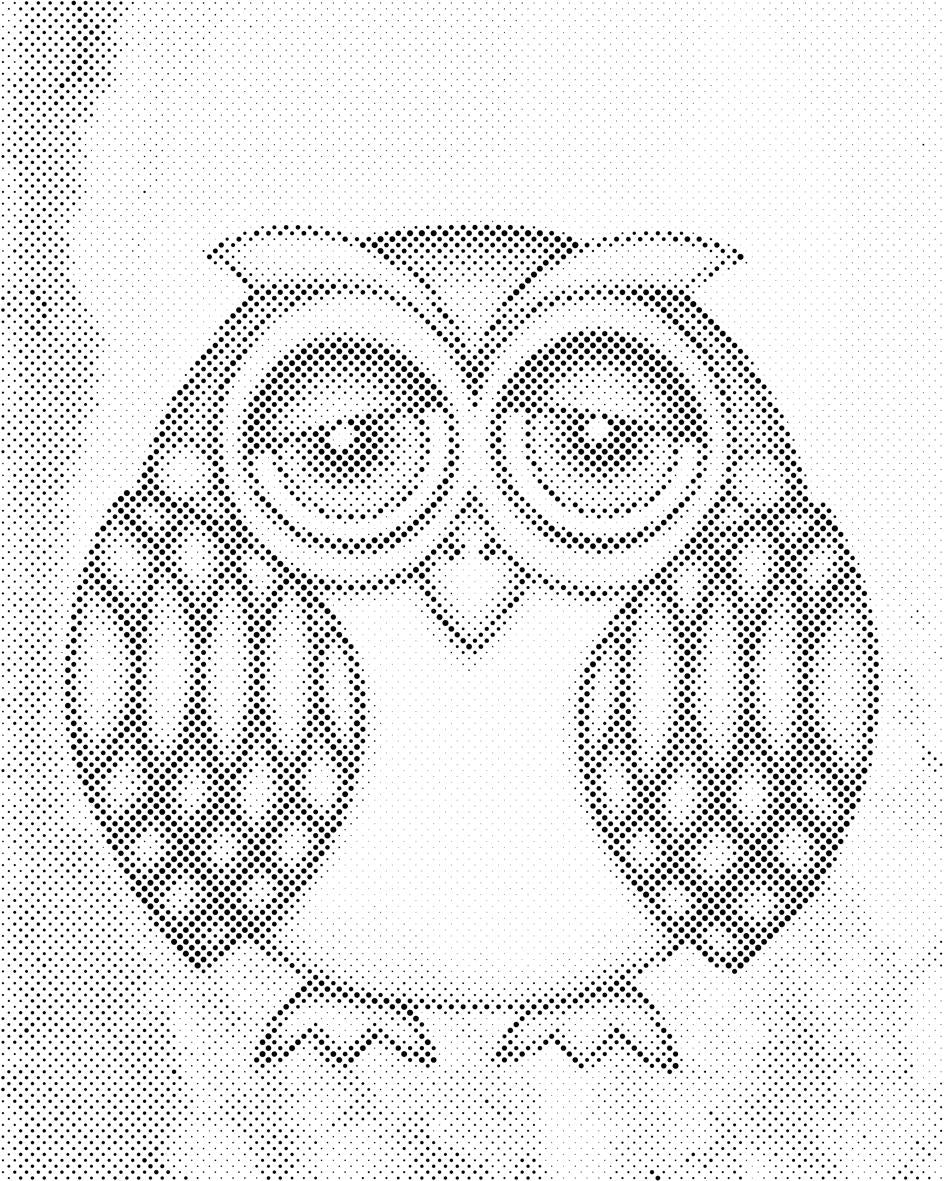 Owl with Pink Cheeks - Dottingo