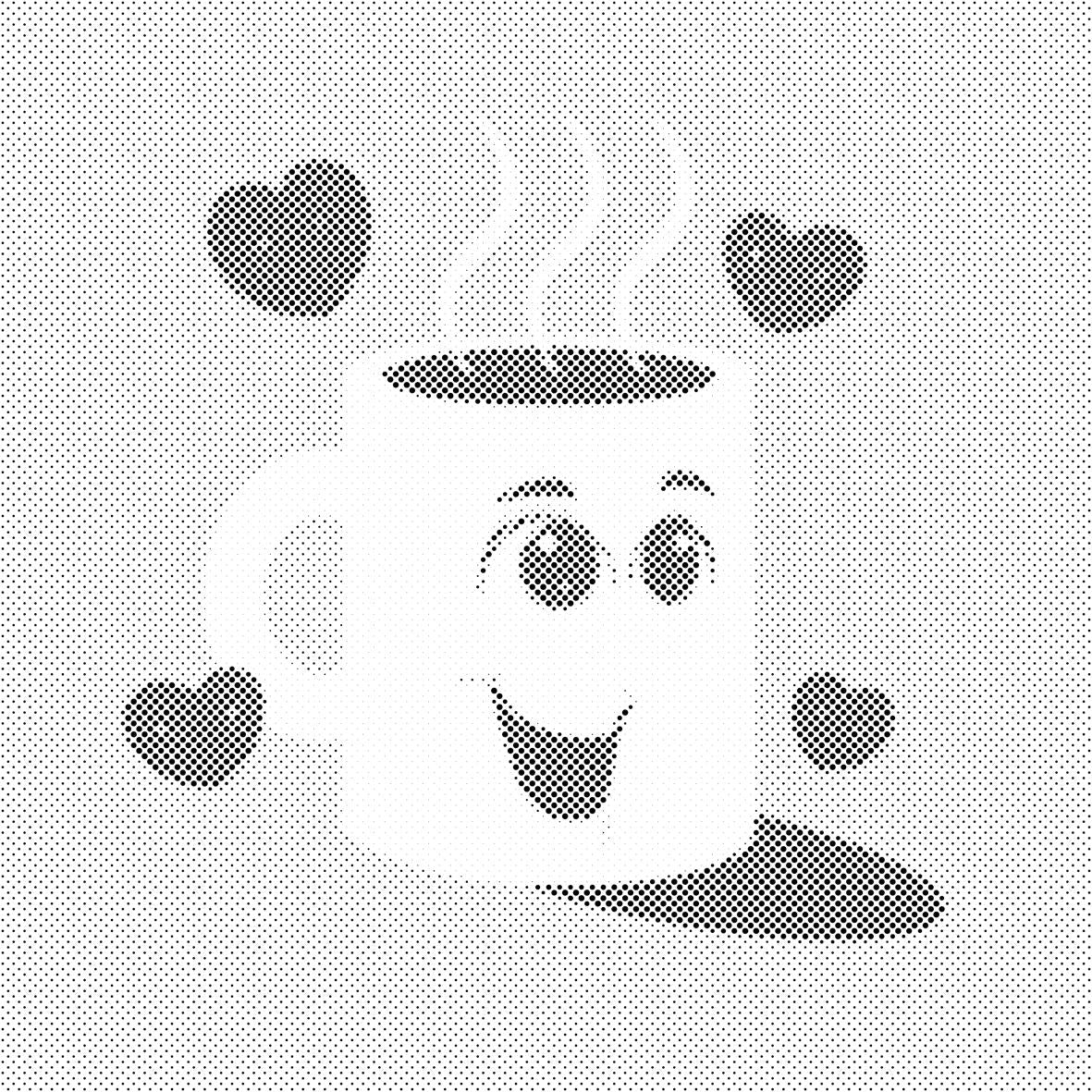 Love of coffee - Dottingo