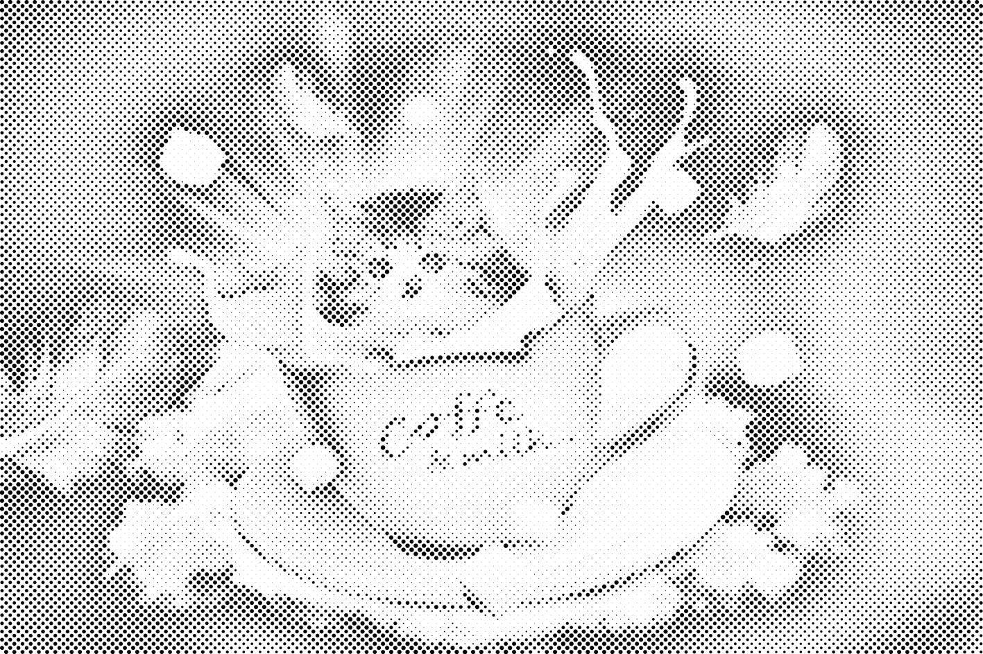 Kitten in a Cup of Milk - Dottingo