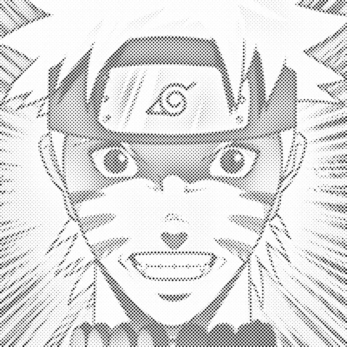 Kakashi with Kurama - Dottingo