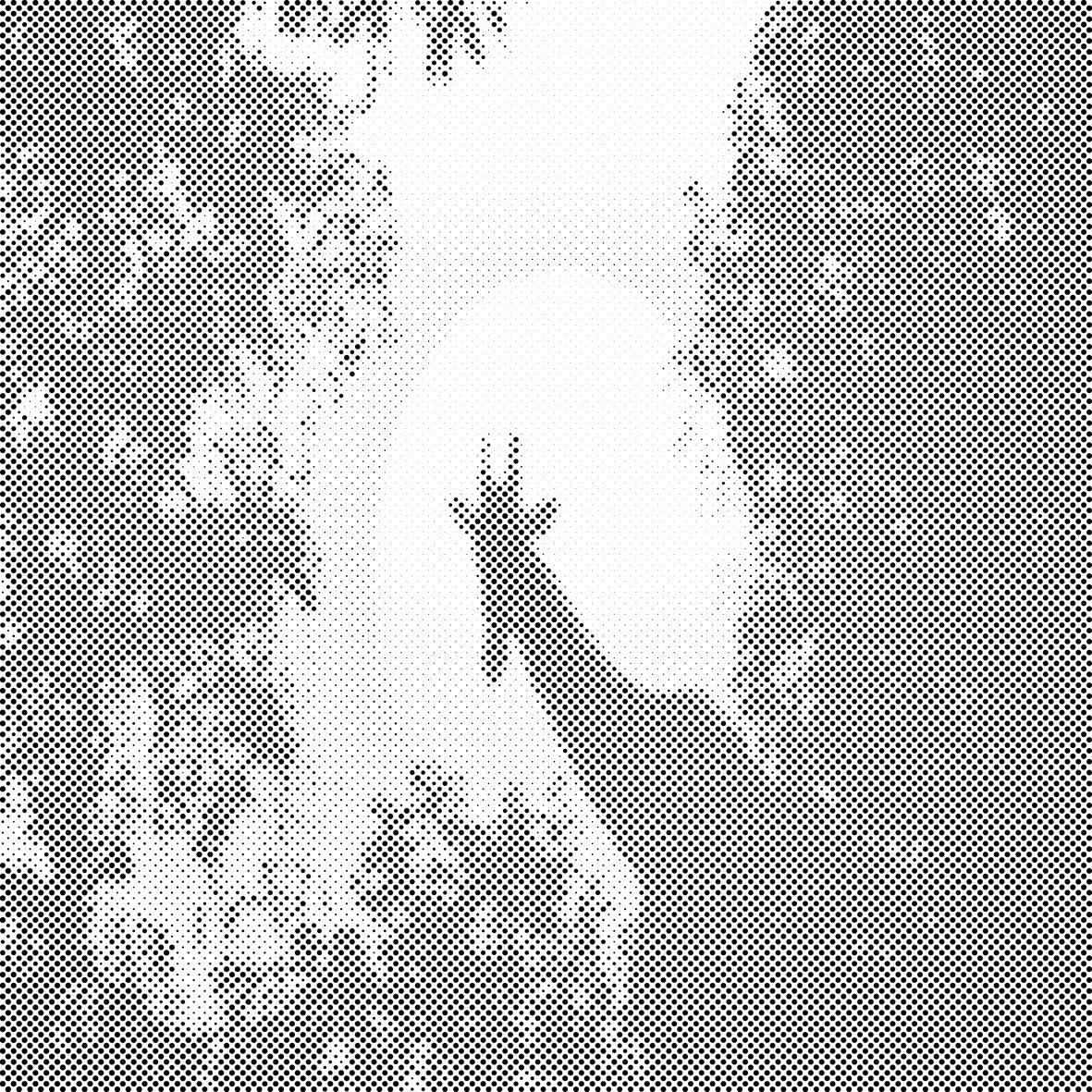 Giraffe in the moonlight - Dottingo