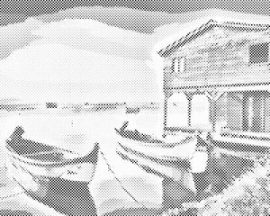 Boats and Wooden House - Dottingo