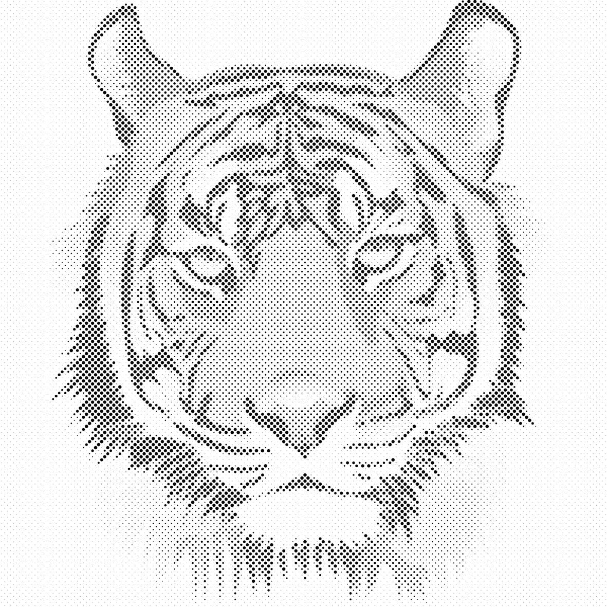 Tiger Head - Dottingo