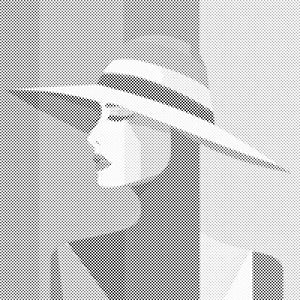 Lady in a hat - Dottingo