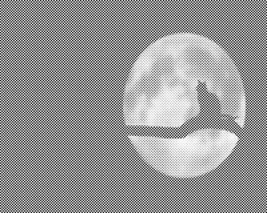 Cat at Full Moon - Dottingo