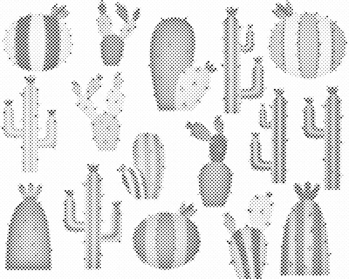 Cactus Background - Dottingo