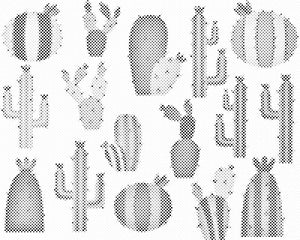 Cactus Background - Dottingo