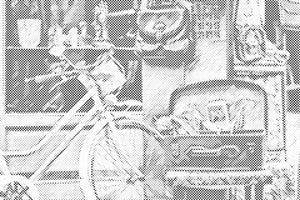Bike and Suitcase Full of Memories - Dottingo