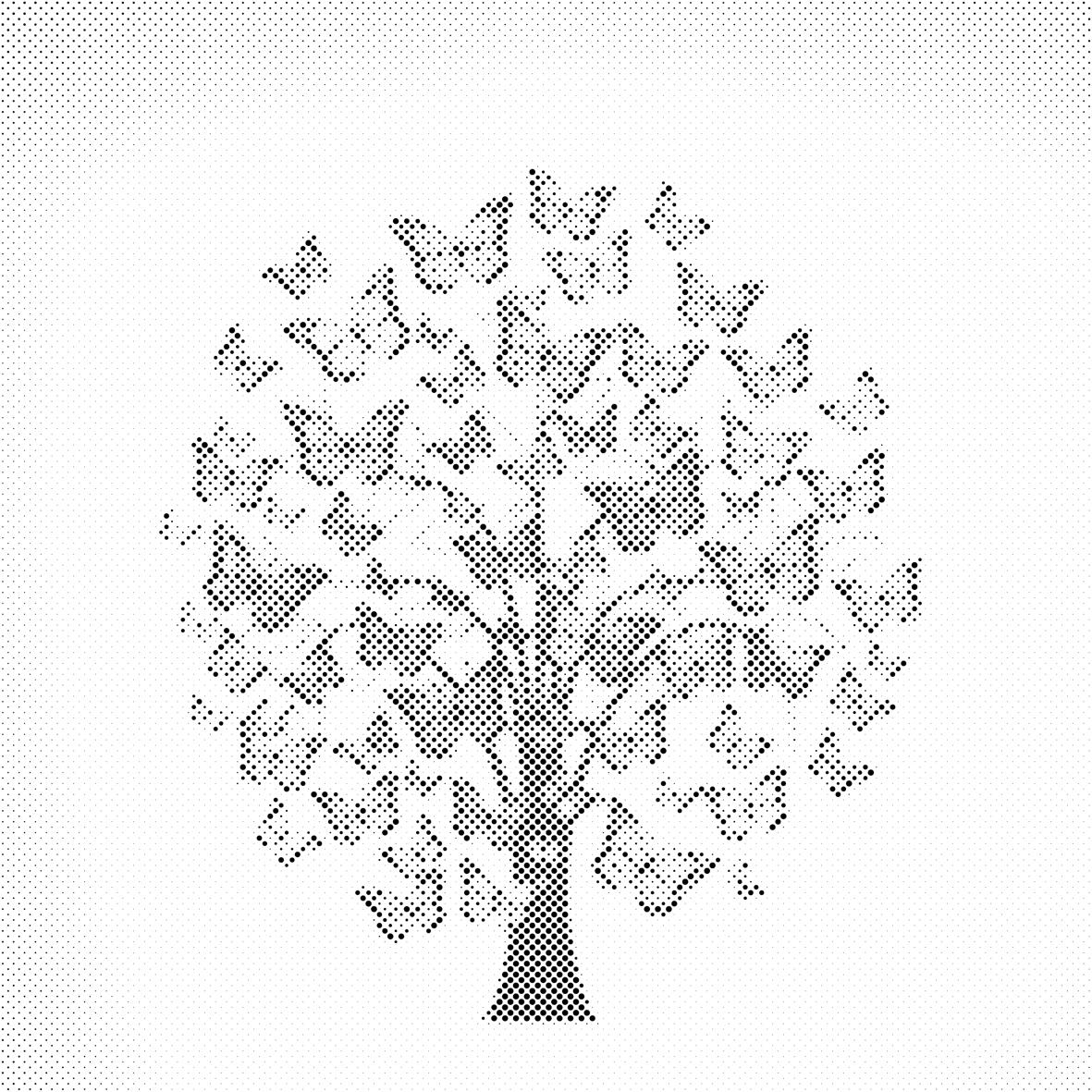 Butterflies Tree - Dottingo