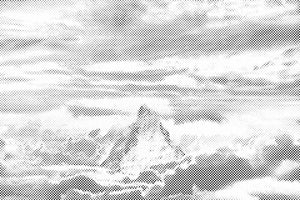 Mountain Covered with Clouds - Dottingo