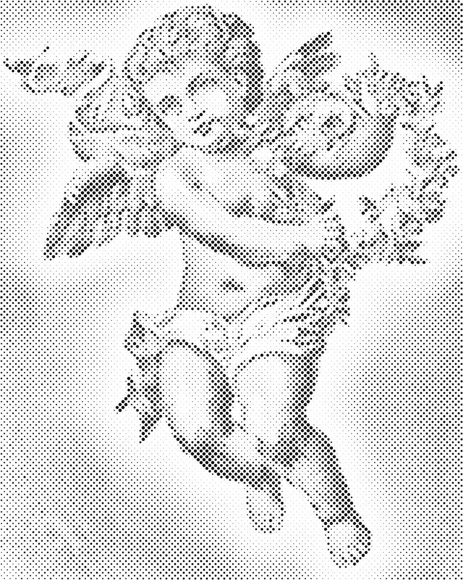 An angel with a wreath - Dottingo
