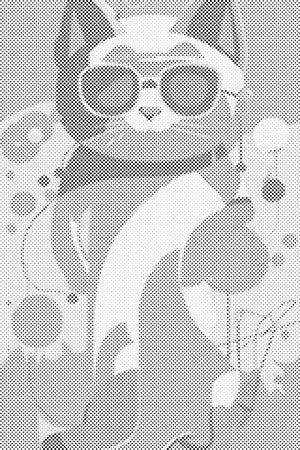 Pop art cat - Dottingo