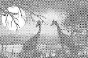 Giraffes in Africa - Dottingo