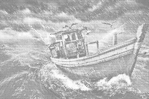 Boat in Storm 4 - Dottingo