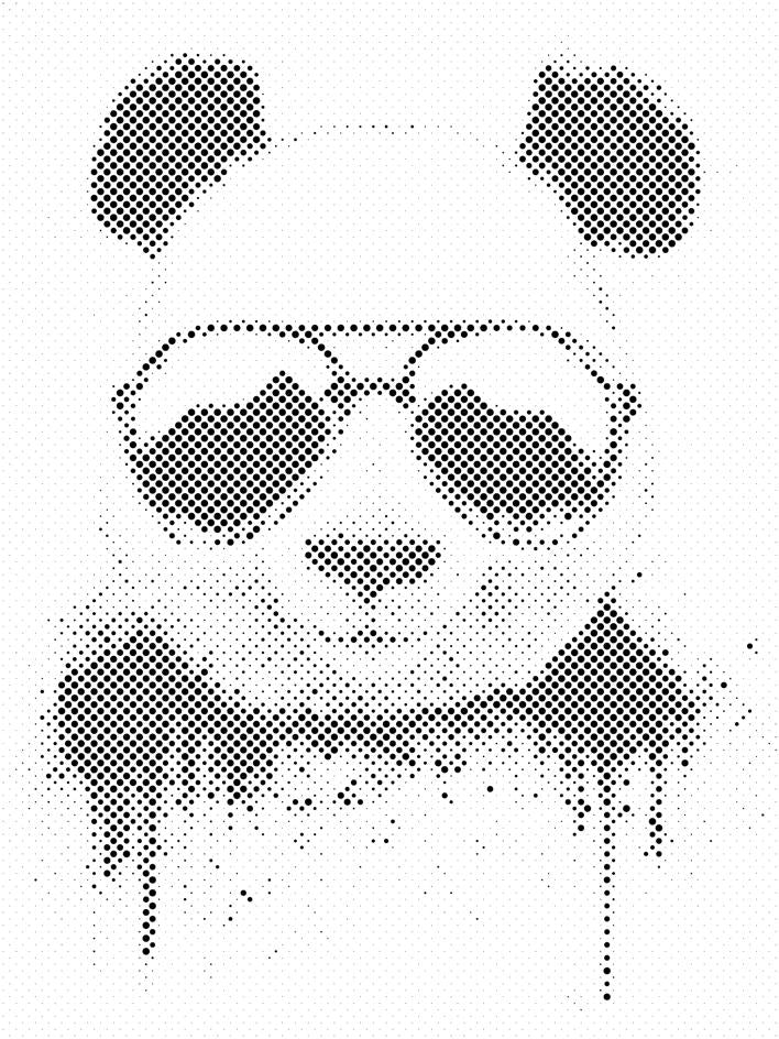 Panda with Sunglasses - Dottingo