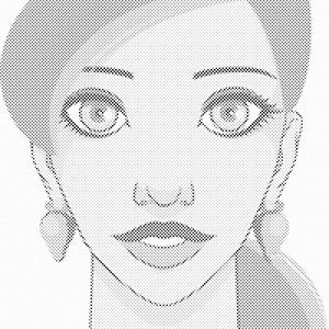 Woman with Strawberry Earrings - Dottingo