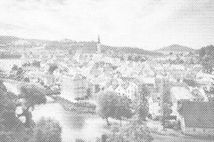 Cesky Krumlov in Shades of Grey - Dottingo