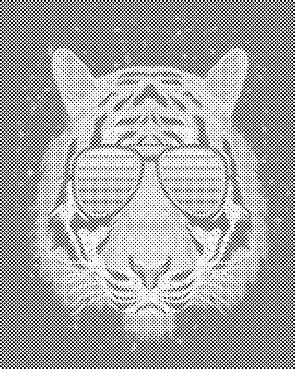 Tiger with Glasses - Dottingo