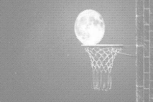 Basketball Full Moon - Dottingo