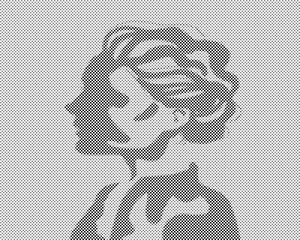 Silhouette of a Woman - Dottingo