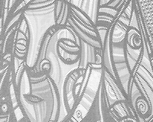 Graffiti, woman's face - Dottingo