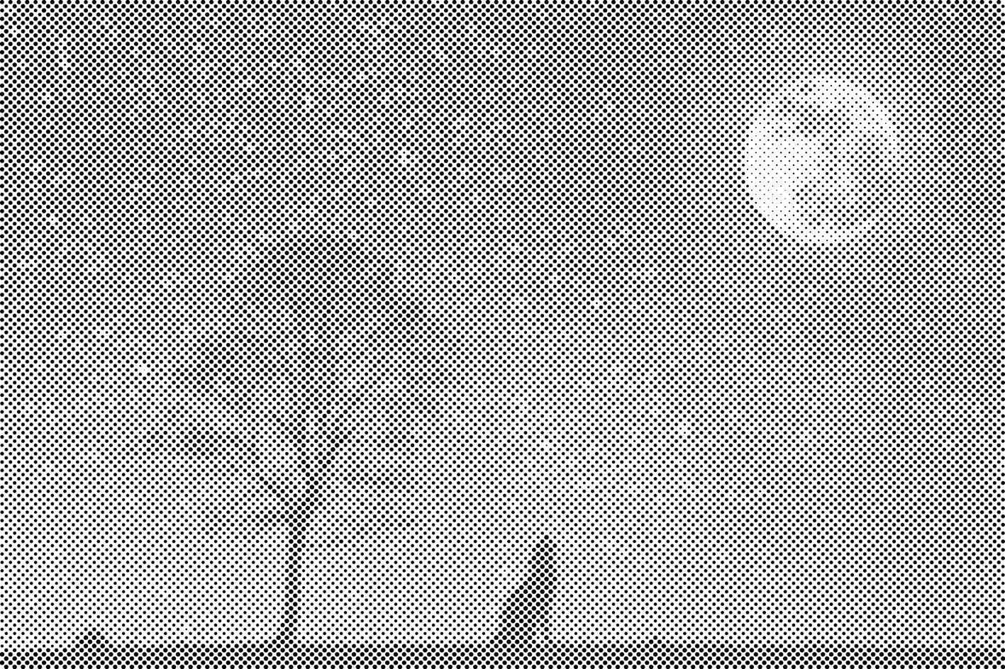 Howling Dog at Full Moon - Dottingo