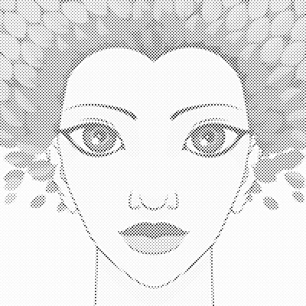 Woman with Leaves - Dottingo