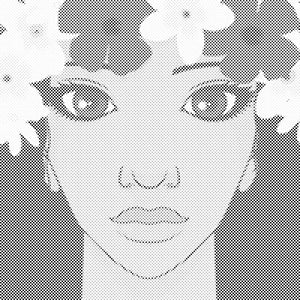 Woman with Flower Crown - Dottingo