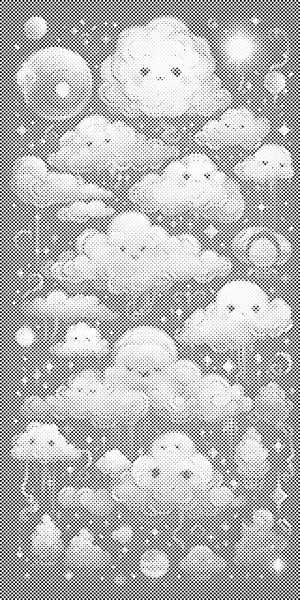 Clouds at night - Dottingo